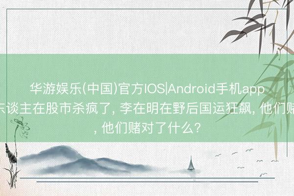 华游娱乐(中国)官方IOS|Android手机app下载 韩国东谈主在股市杀疯了， 李在明在野后国运狂飙， 他们赌对了什么?