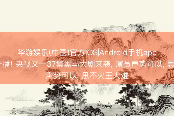 华游娱乐(中国)官方IOS|Android手机app下载 今晚开播! 央视又一37集黑马大剧来袭， 演员声势可以， 思不火王人难