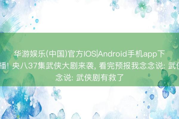 华游娱乐(中国)官方IOS|Android手机app下载 今晚开播! 央八37集武侠大剧来袭， 看完预报我念念说: 武侠剧有救了