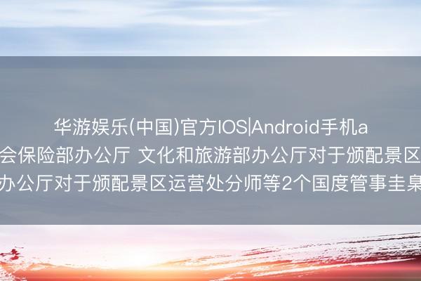 华游娱乐(中国)官方IOS|Android手机app下载 东说念主力资源社会保险部办公厅 文化和旅游部办公厅对于颁配景区运营处分师等2个国度管事圭臬的见告