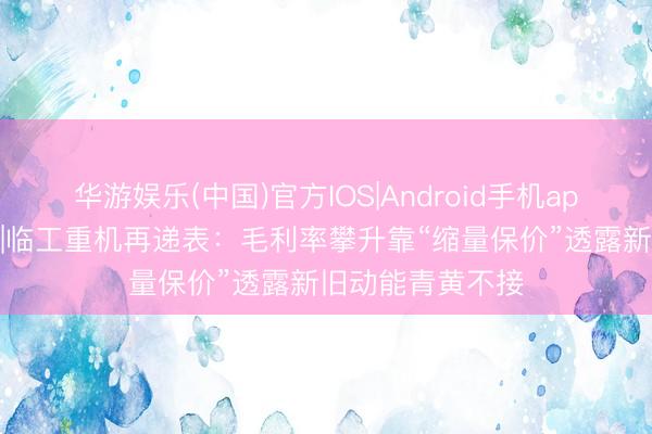 华游娱乐(中国)官方IOS|Android手机app下载 新股前瞻|临工重机再递表：毛利率攀升靠“缩量保价”透露新旧动能青黄不接